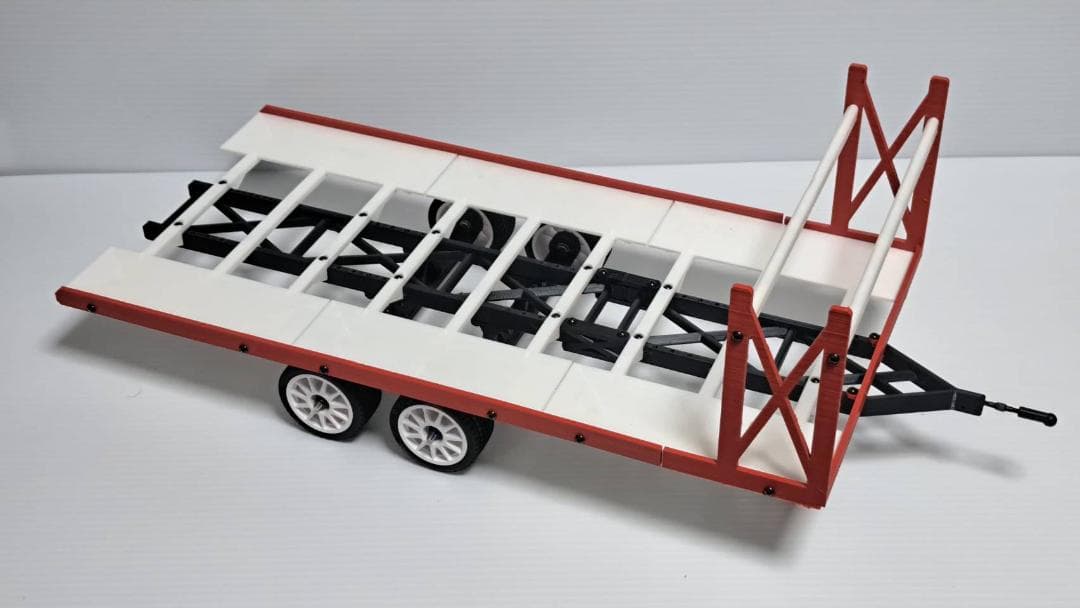 1/10　ラジコン用　車載牽引トレーラー　ローダー　ドリフト　クローラー