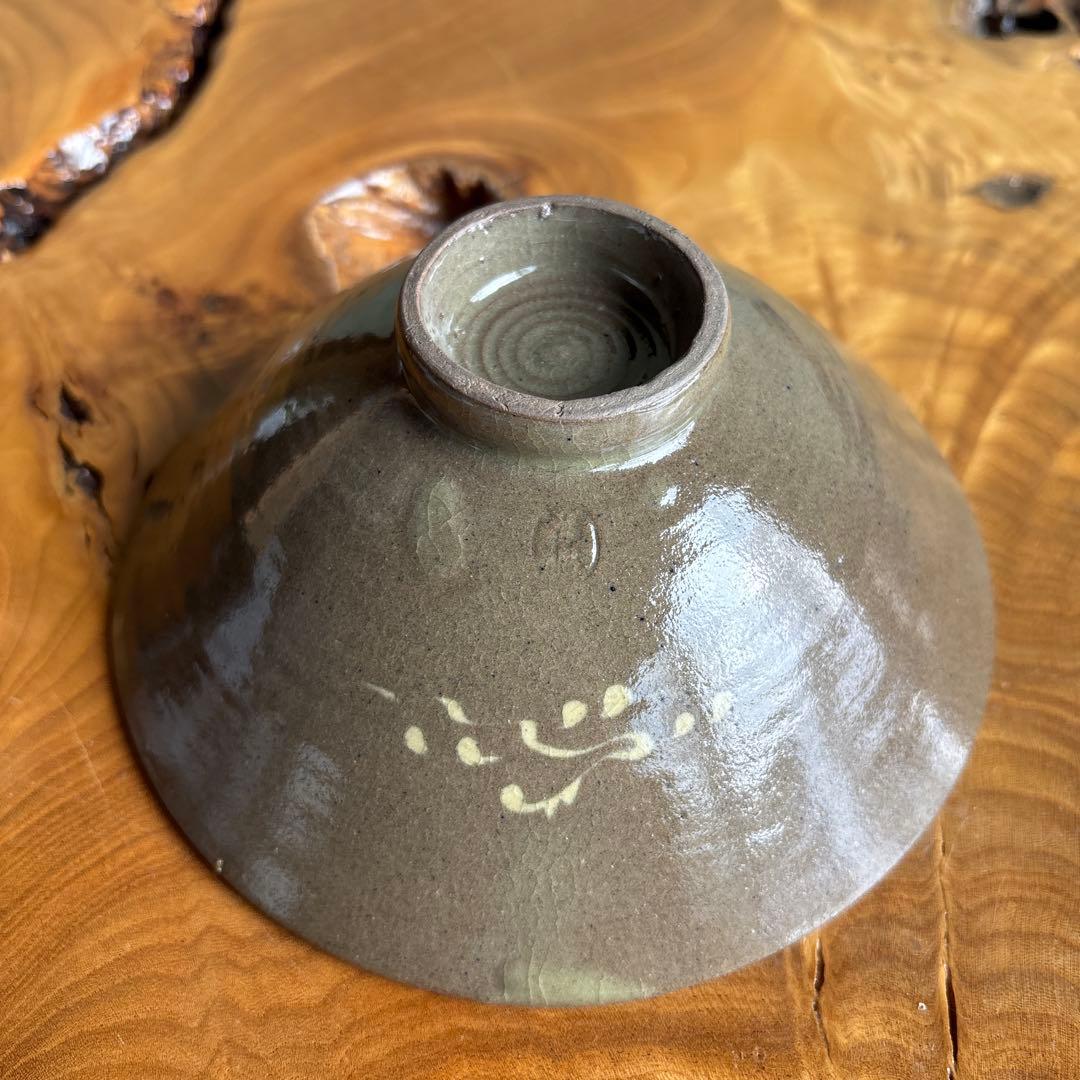 韓国人間文化財 池順鐸 高麗茶碗 平茶碗 抹茶碗 茶道具 共箱(166)