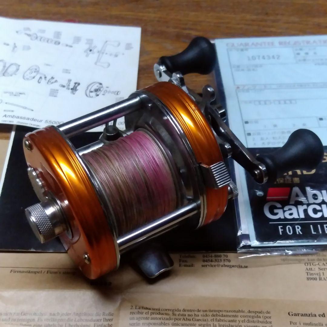 箱付 ABU ambassadeur 5500Csunset orange 美品