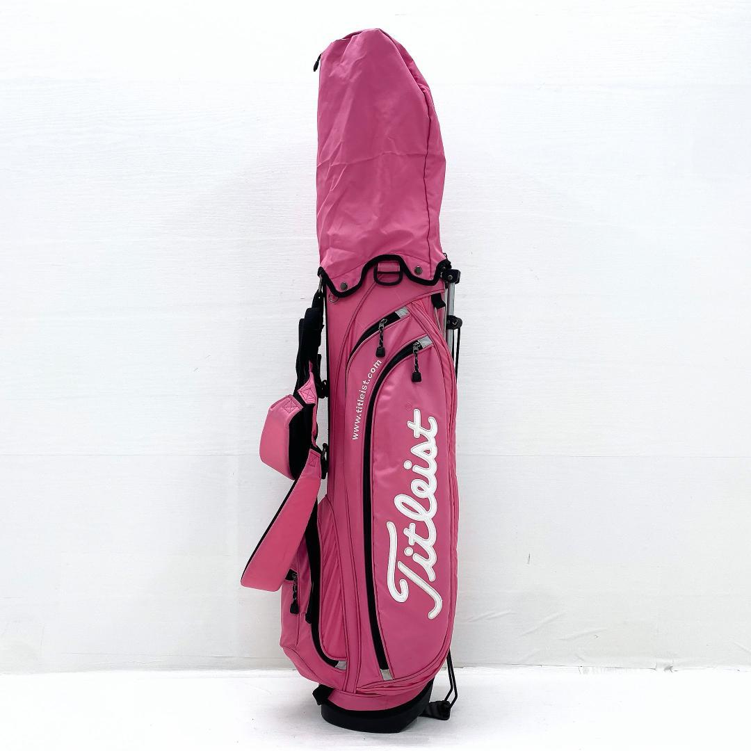Titleist タイトリスト ピンク キャディバッグ ゴルフバッグ レディース