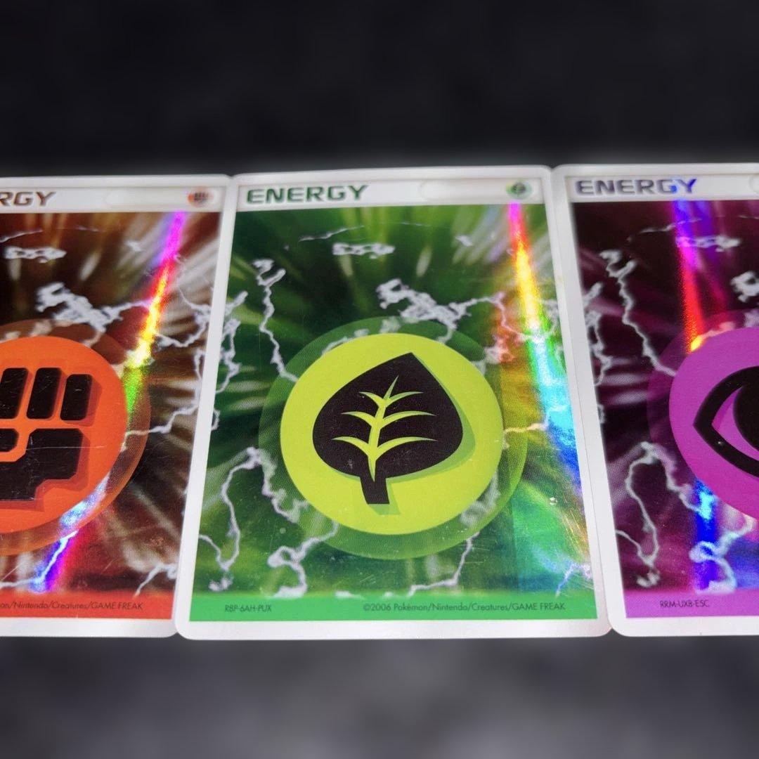 3040 ポケカ ホロンエネルギー 闘エネルギー 草エネルギー 超エネルギー