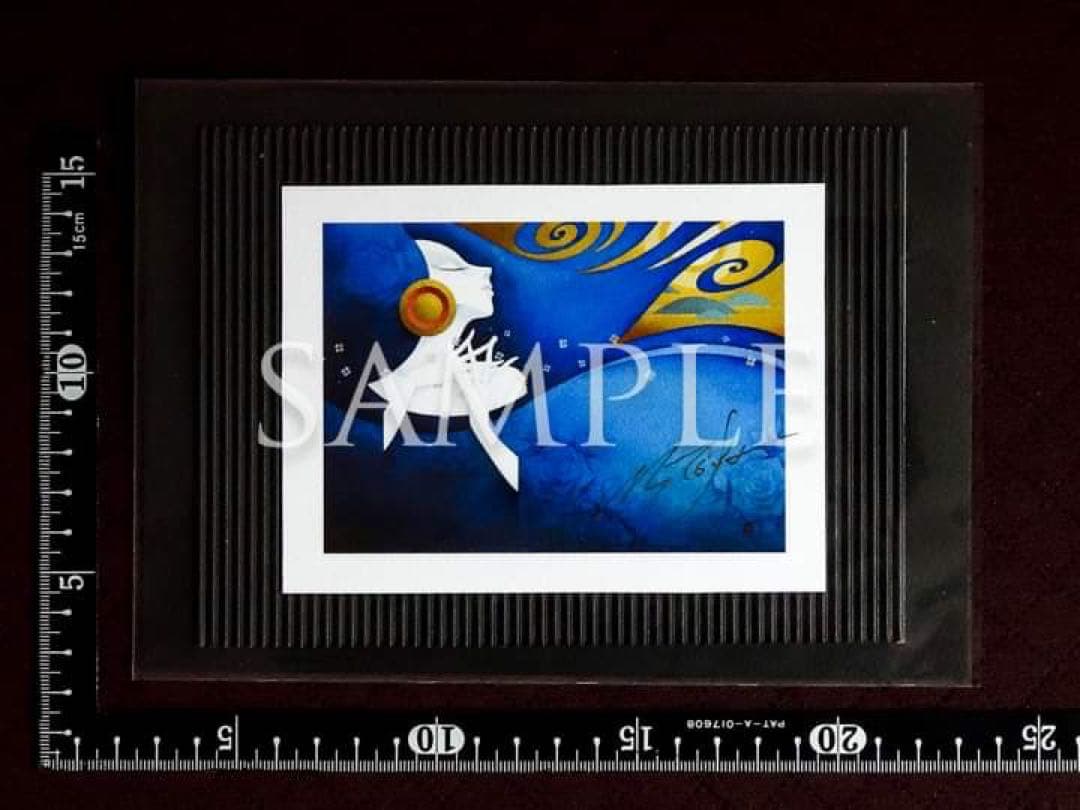 千葉政助・版画「作品名不詳」直筆サイン、落款入り