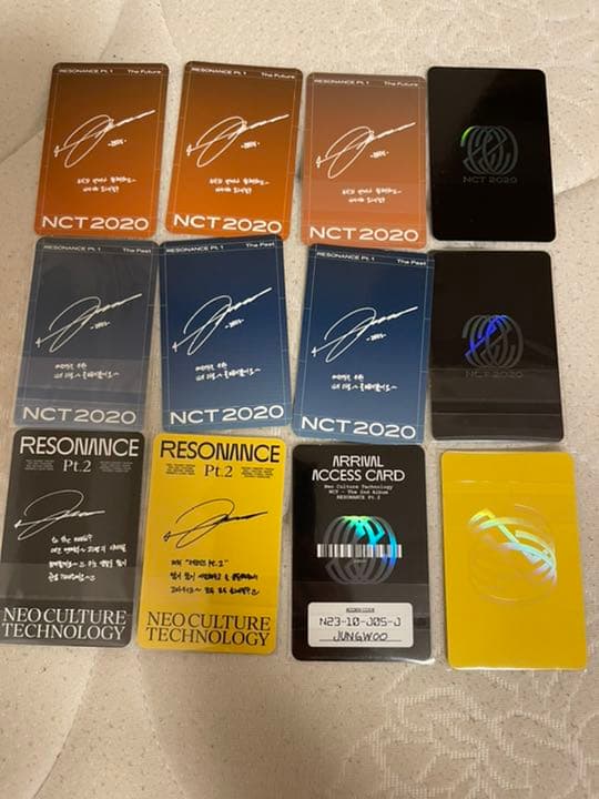 ジョンウ　nct127 2020 キノ　トレカ　アルバム　20点　セット