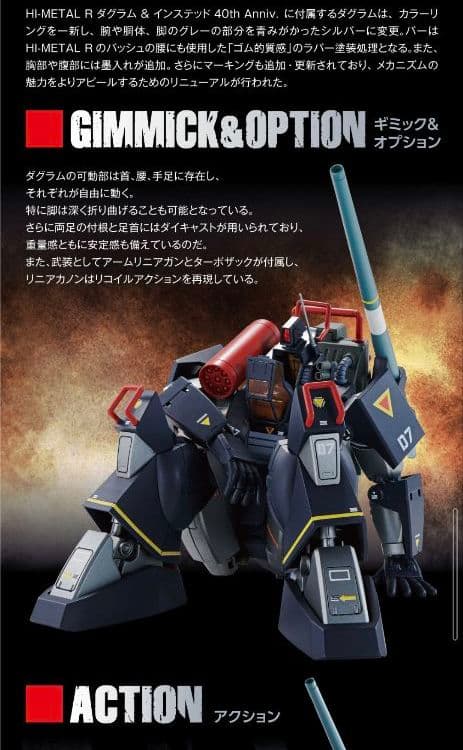 バンダイHI-L R太陽の牙ダグラム＆インステッド40周年記念カラー新品