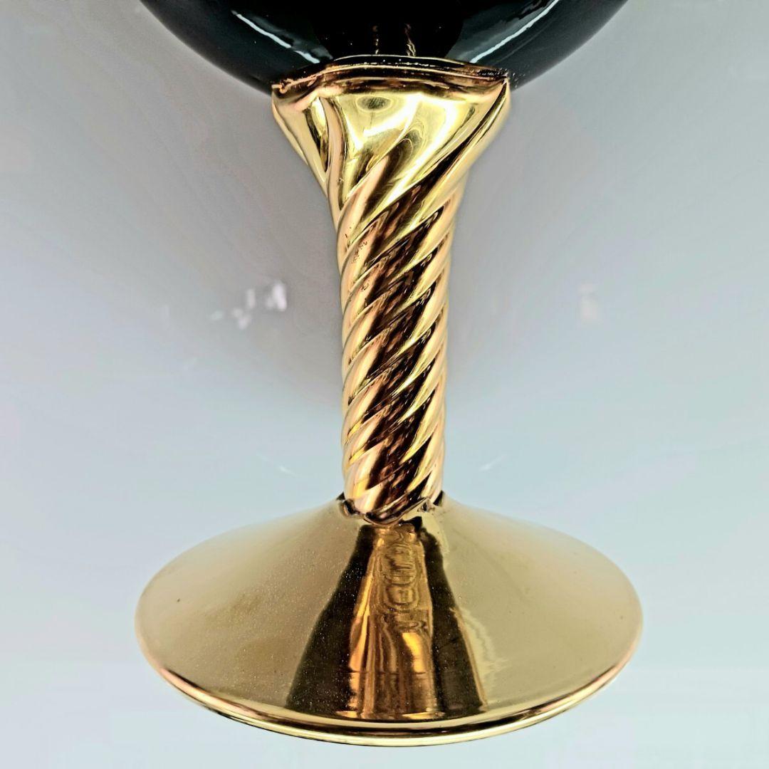 MURANO 特大 45.5㎝ ムラノ ハイエナメル ワイングラス 型 オブジェ