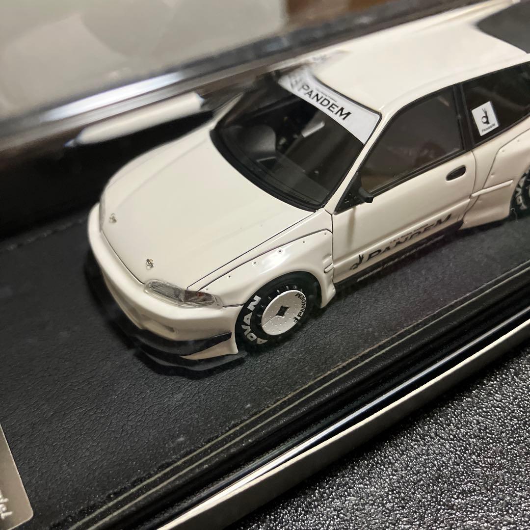 ミニカー IG01171 1/43 PANDEM CIVIC EG6(White)