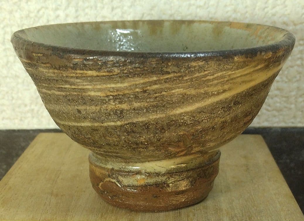 人間国宝 金城次郎 壷屋焼ぐい呑 栞 共箱 美品 やちむん 壺屋焼