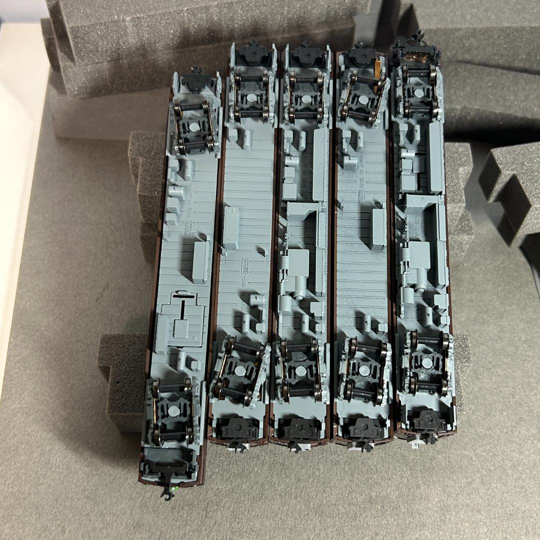 10-1499 D51 35系 やまぐち号 6両セット D51先頭カプラ改造品