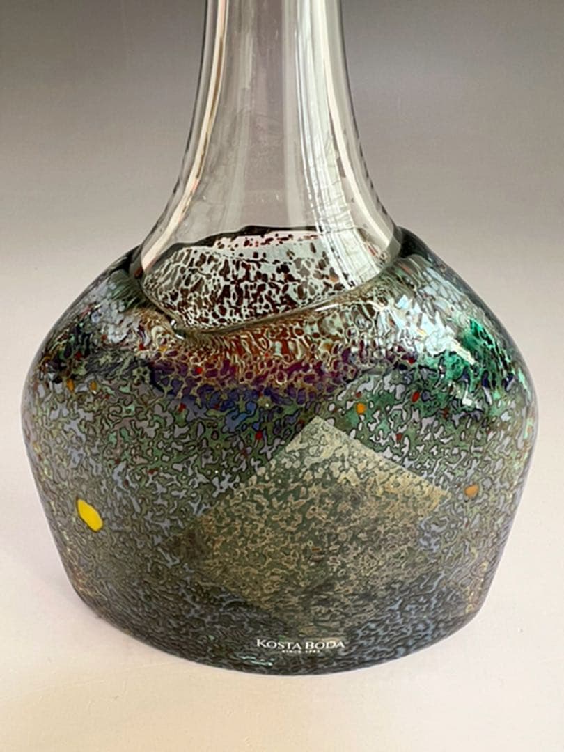 北欧  コスタボダ・スウェーデン バーティル ヴァリーン ガラス フラワーベース