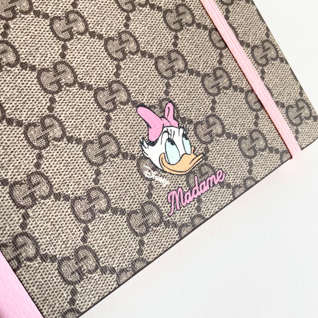 グッチ GUCCI ノート ディズニー デイジー GGスプリーム ロゴ 新品