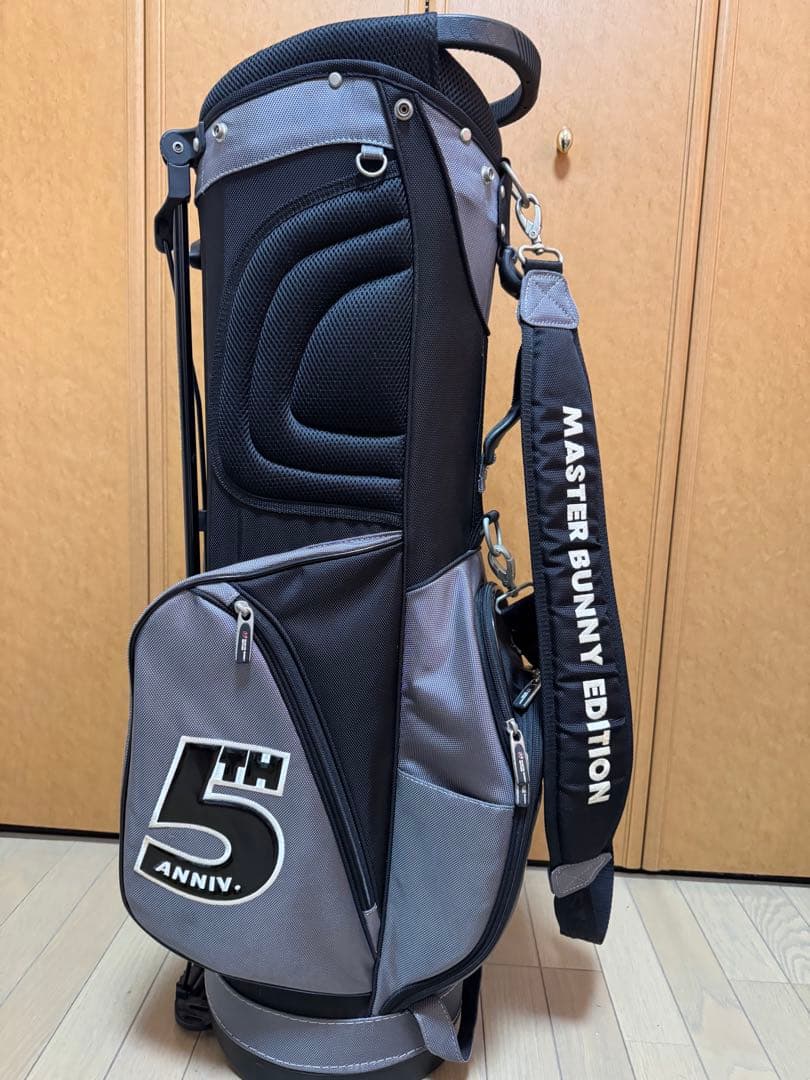 マスターバニー スタンド式 キャディバッグ 軽量グレー