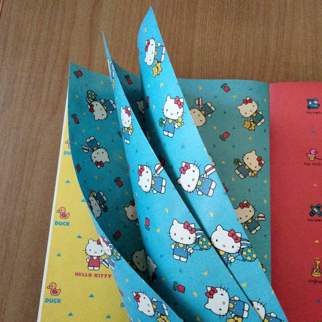《レア》ハローキティ ラッピングパッド 8シート 1976年 日本製