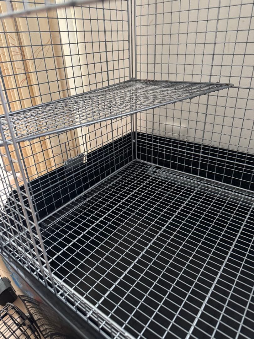 三晃商会　イージーホーム 60 ハイメッシュ　ブラック　２段重ね