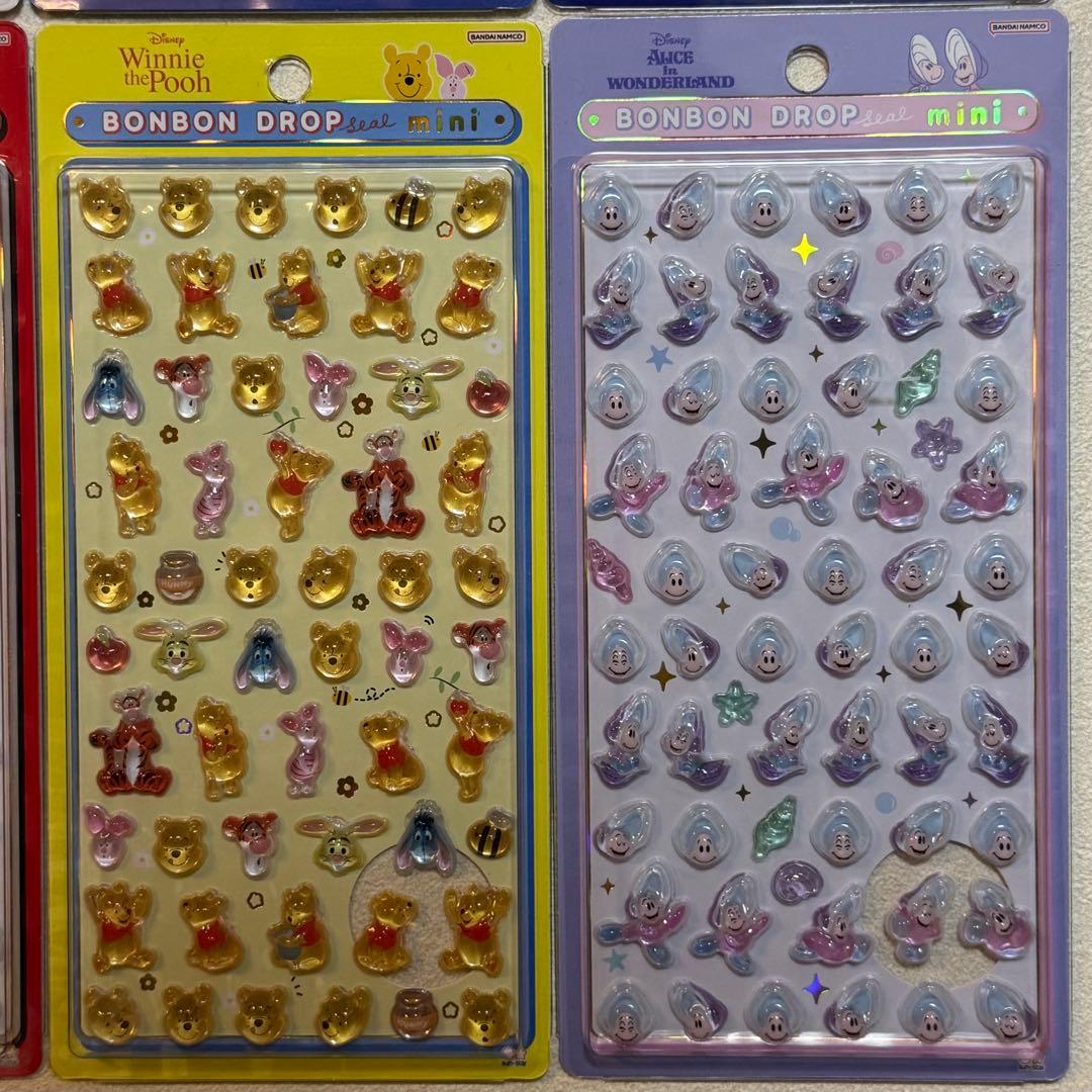 【正規品】ボンボンドロップシール❋ディズニー mini コンプリートセット