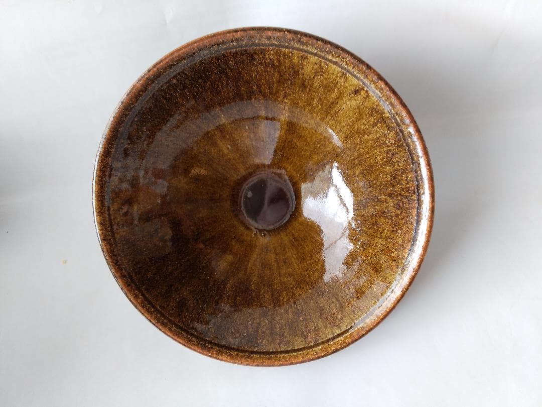 伊賀焼 三田窯 山椒洞 谷本洋 作 茶碗 共箱 共布 栞 茶道具 抹茶碗 新品