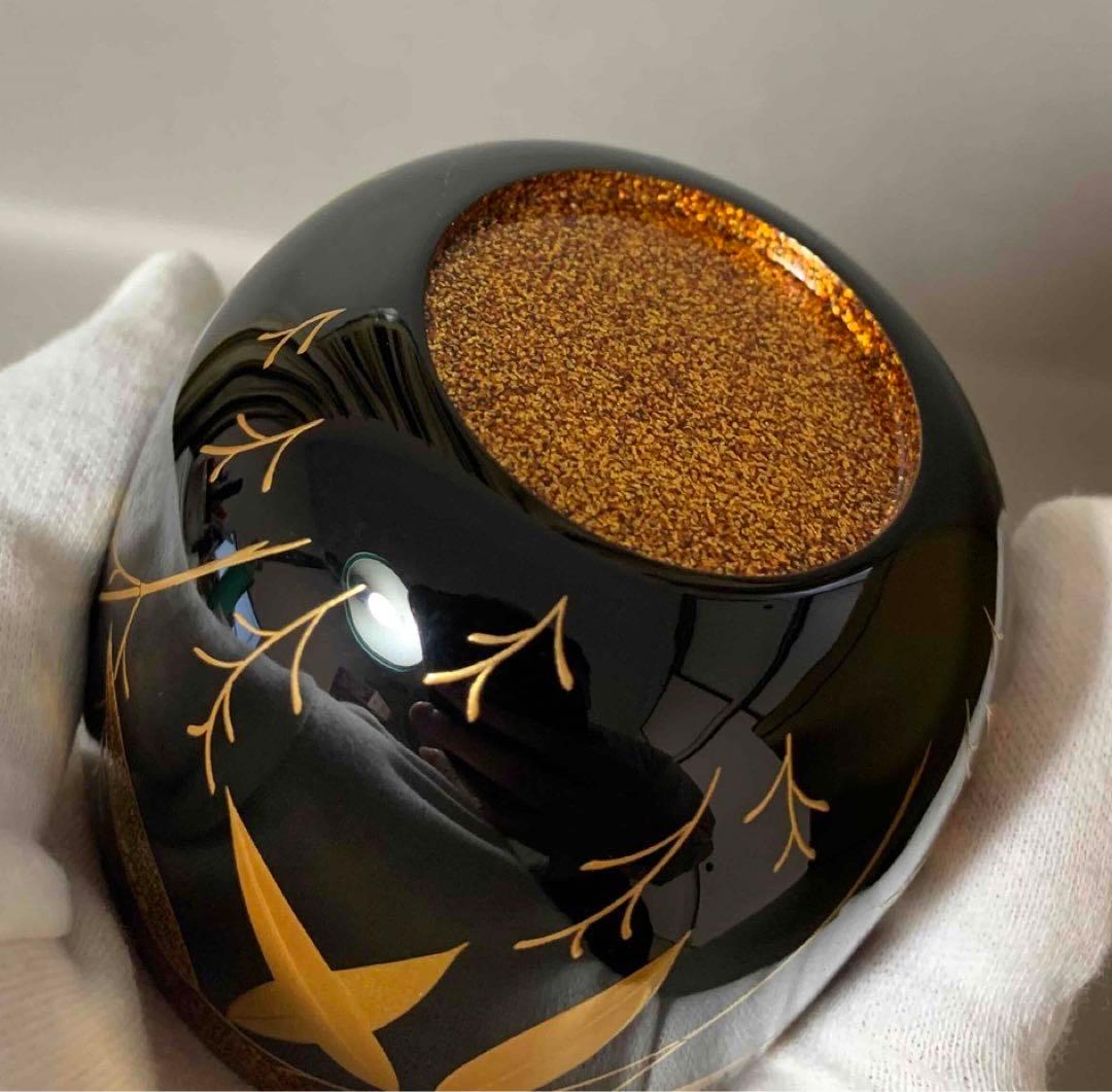 茶道具　露笹大棗　徹