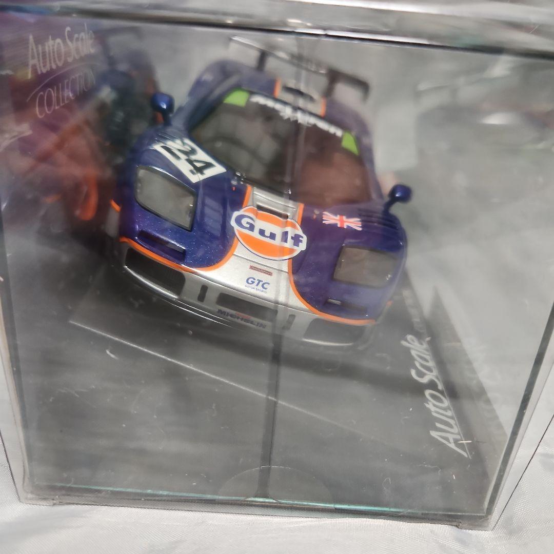 （新品 未開封）マクラーレンＦ１ ＧＴＲ ガルフレーシング ミニッツレーサー