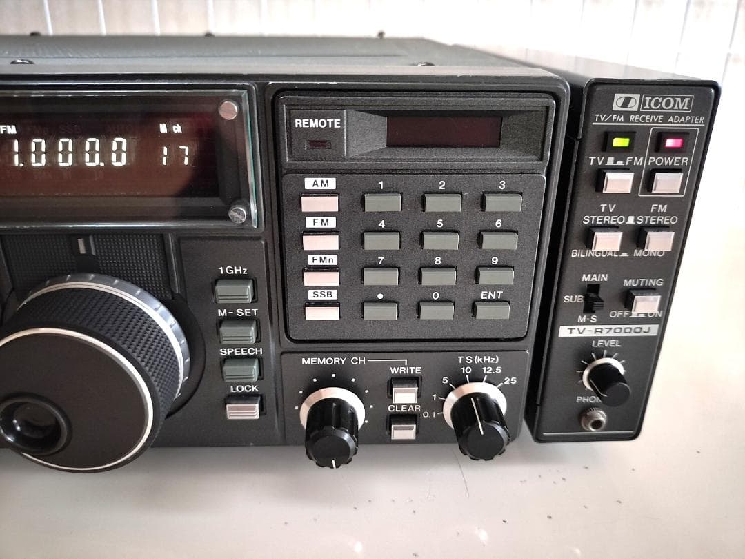 ★動作品★ICOM IC-R7000 ＋TV-R7000J　広帯域受信機