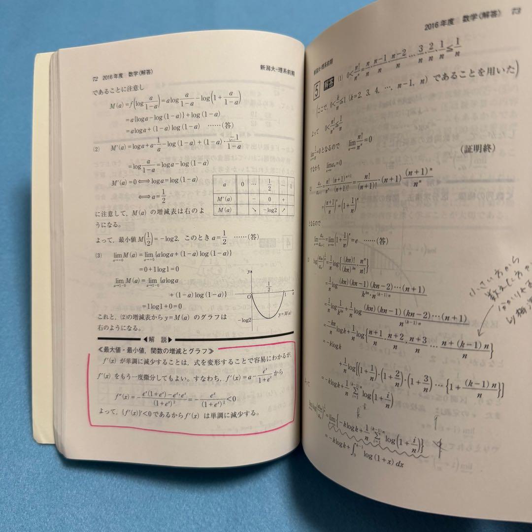 赤本　新潟大学　理系　医学部　2009年～2024年 16年分