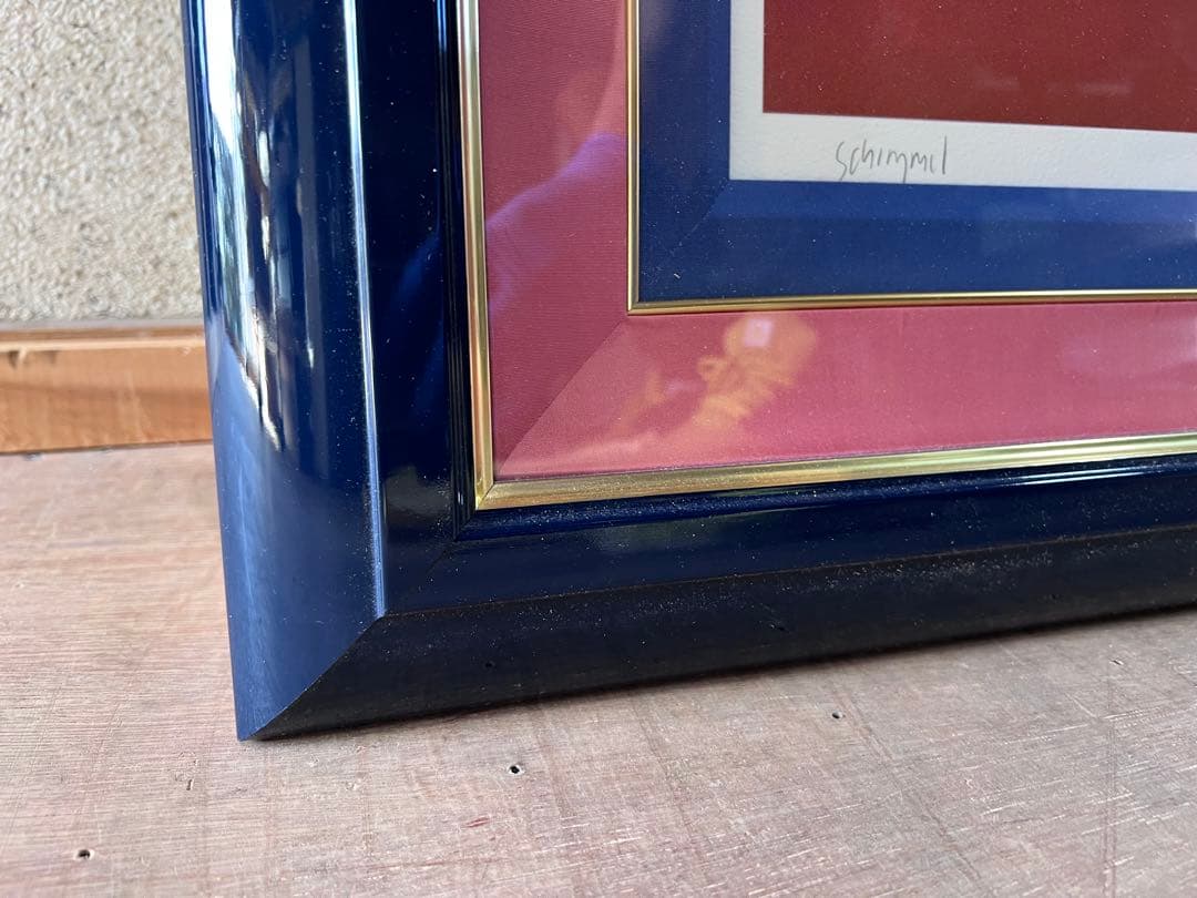 シム・シメール ウィッシング・オン・ザ・ムーン　アクリル画 証明書付