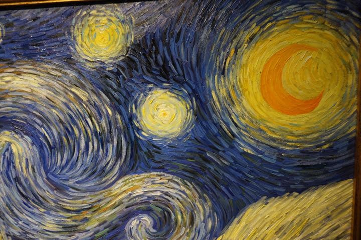 星月夜[中国のゴッホこと趙小勇作］