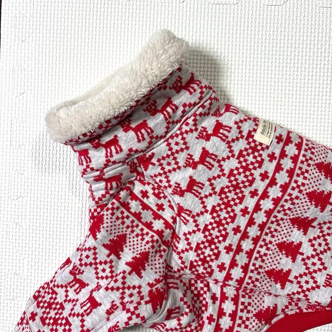 犬服　イタグレ服　ボアトップス