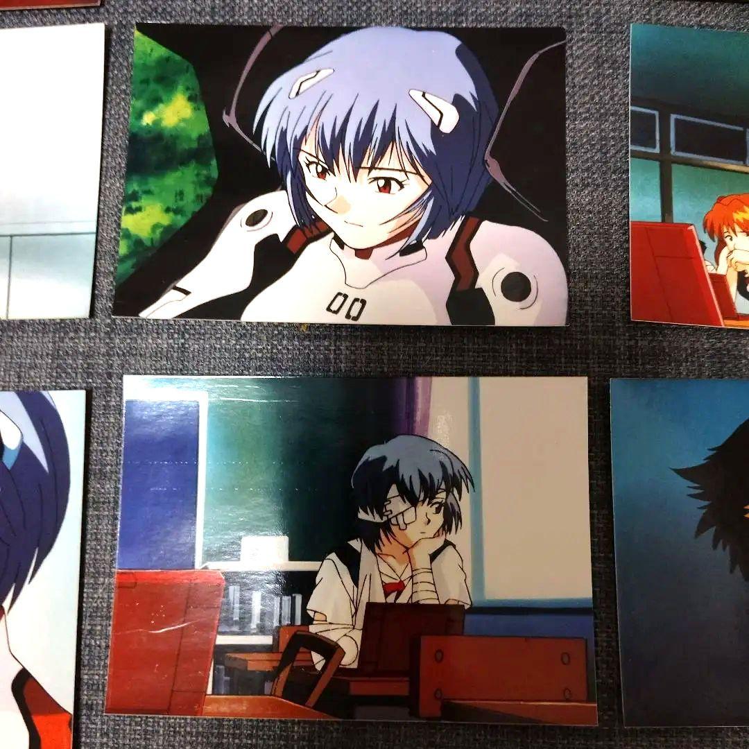 エヴァンゲリオン フォトカードセット 12枚場面生写真テレビアニメ当時物レア希少