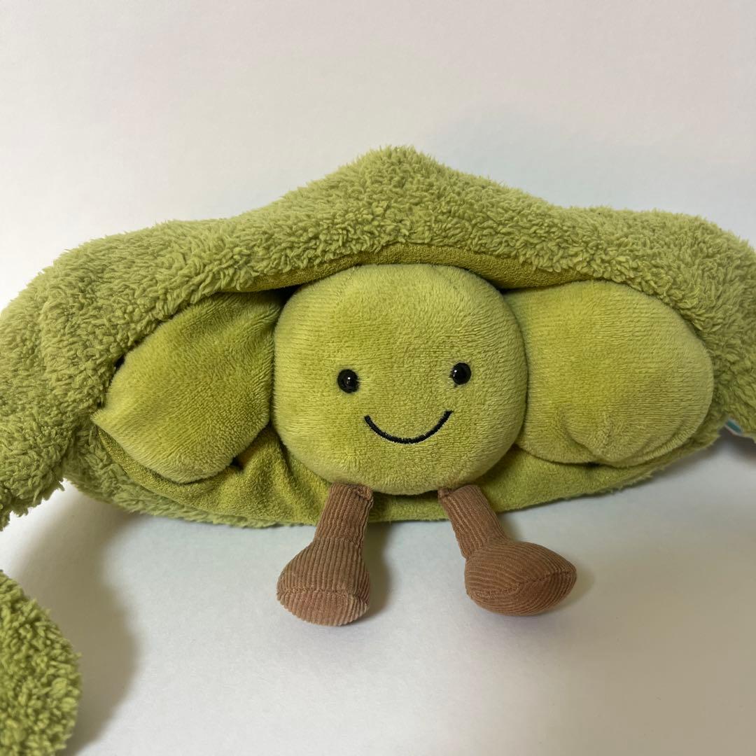 廃盤品 ジェリーキャット Pea in a Pod えんどう豆のさや　ぬいぐるみ