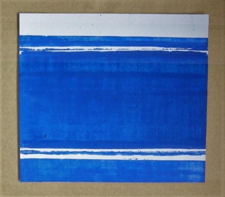 □　アクリル画　青のシリーズ / ノスタルジア 21.10.a　□