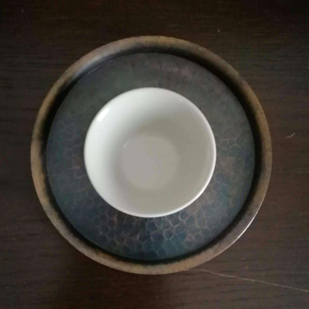 鎚起銅器　玉川堂　お盆　トレー　煎茶道具　和骨董　アンティーク