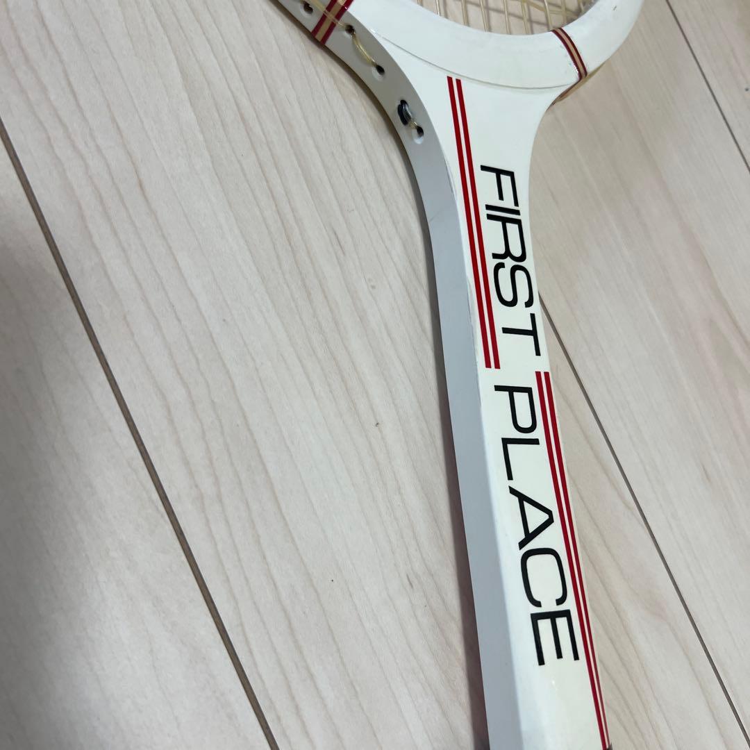 【ヴィンテージ美品】木製ラケット FIRST PLACE インテリア