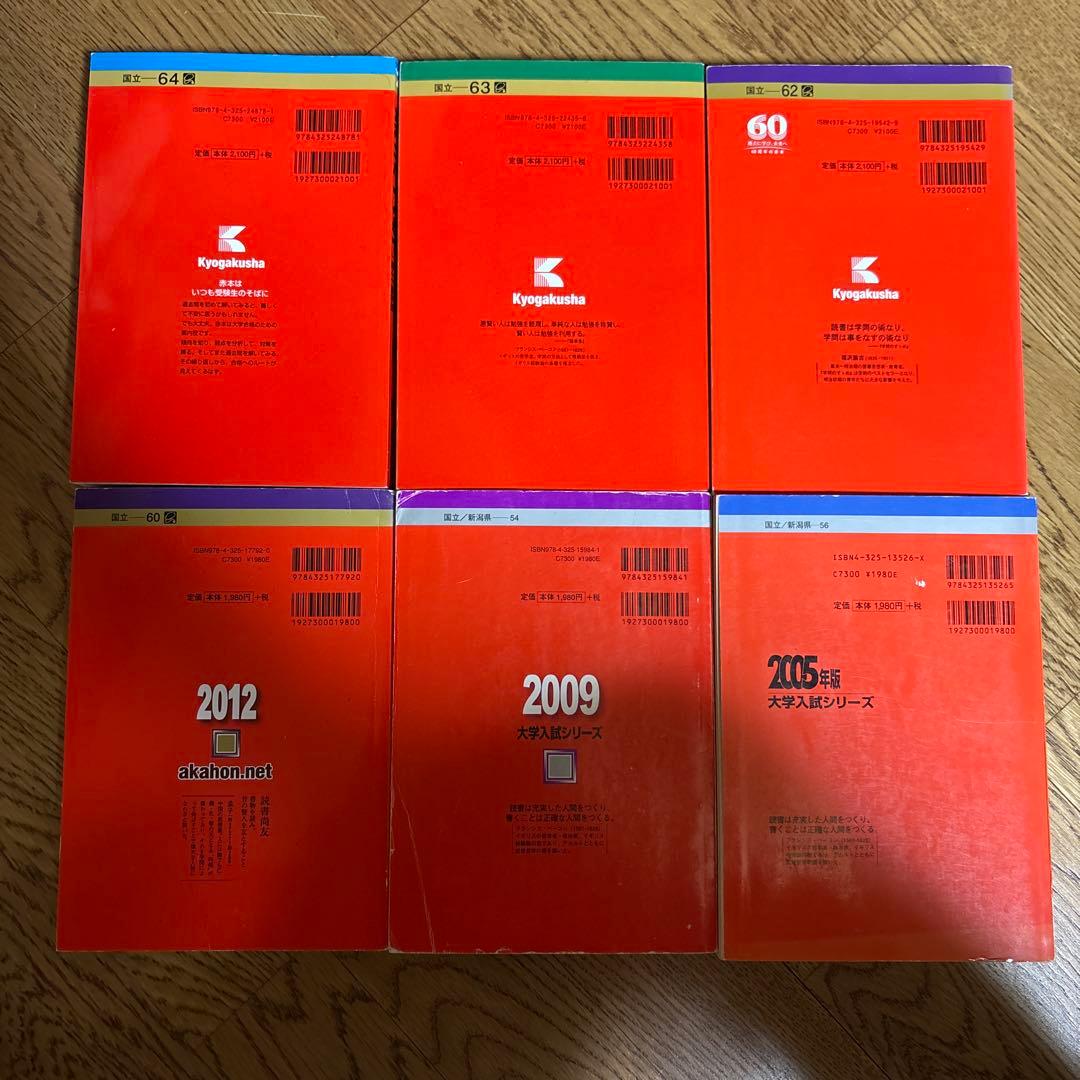 新潟大学 赤本　2023-2005