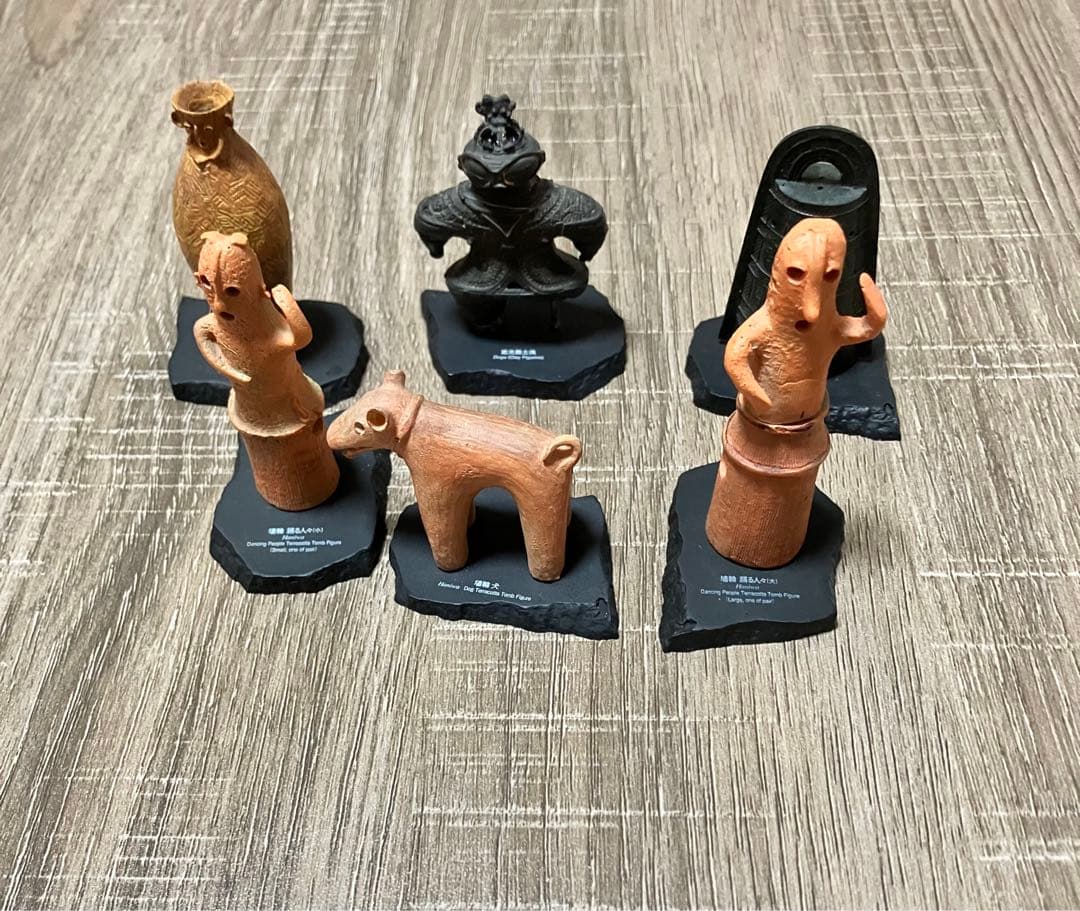 海洋堂　東京国立博物館公式カプセルフィギュア　考古学ミニチュア　第一集　全6種