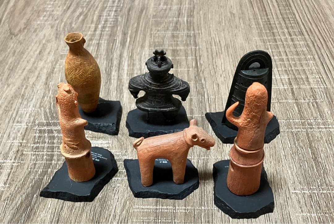 海洋堂　東京国立博物館公式カプセルフィギュア　考古学ミニチュア　第一集　全6種