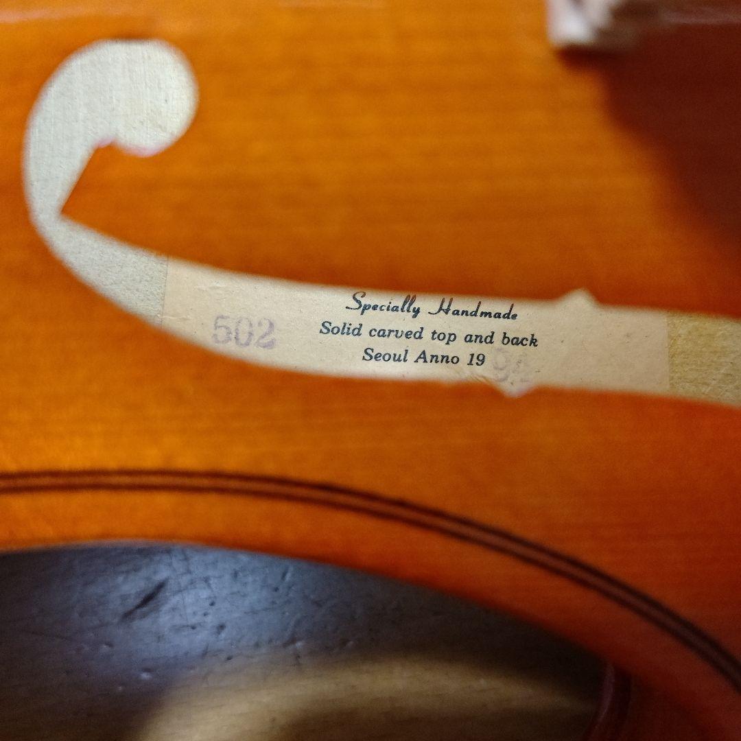 ♥️初心者向♥️シムロ高級バイオリン3/4モデル502弓ケ―ス松脂及び調弦笛付