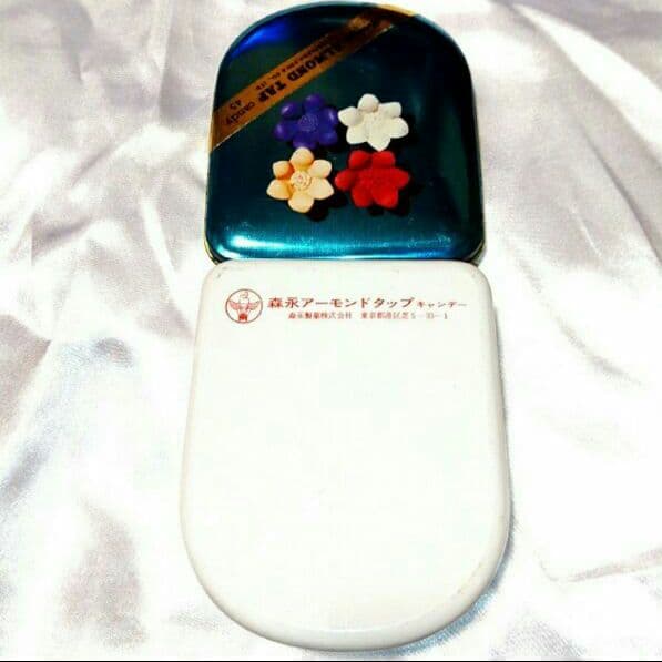 1960年代 森永 アーモンドタップ キャンデー 缶 小物入れ 菓子 昭和レトロ