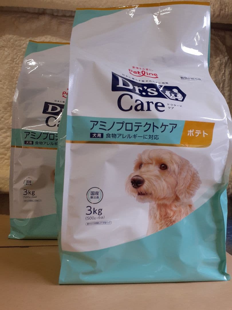 しおん様ドクターズケア犬用療法食アミノプロテクトケアポテト3kg×2袋