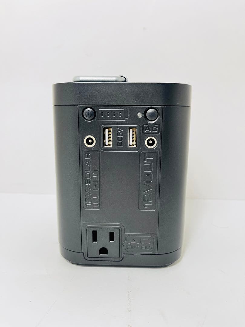 [新品　未使用品] ポータブル電源 ブラック PB268-BK 三金商事