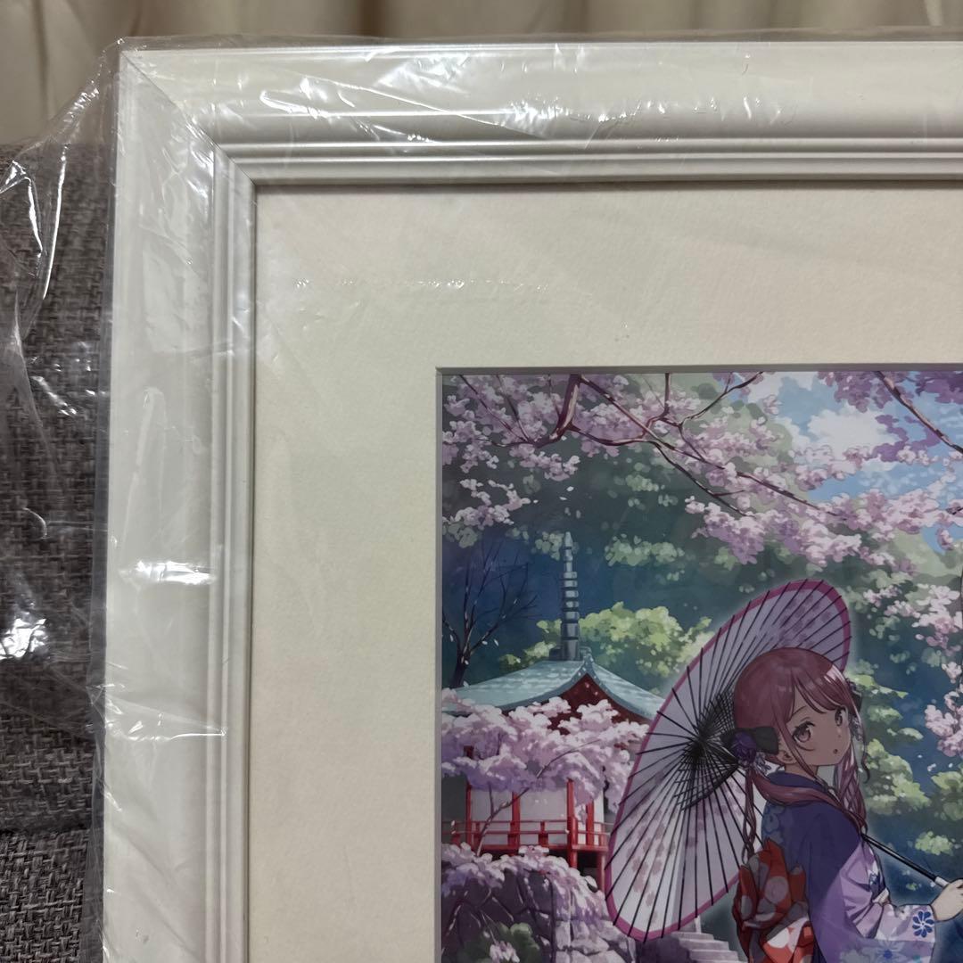 直筆サイン入り カントク 花の時 複製原画