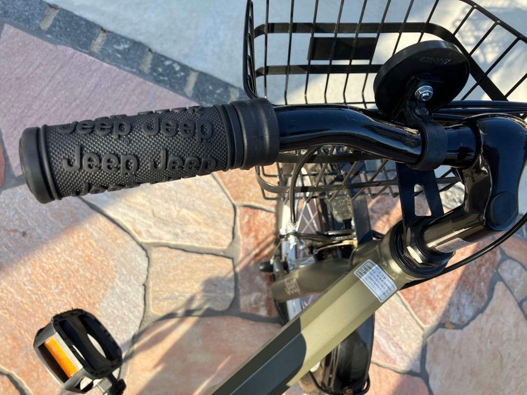 【♡NJAT♡ 】Jeep 子供用自転車 16インチ オリーブグリーン