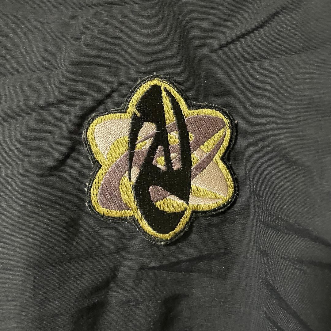 Burtonバートンスキーウェアスノーボードジャケットハーフジップ紺ネイビー赤