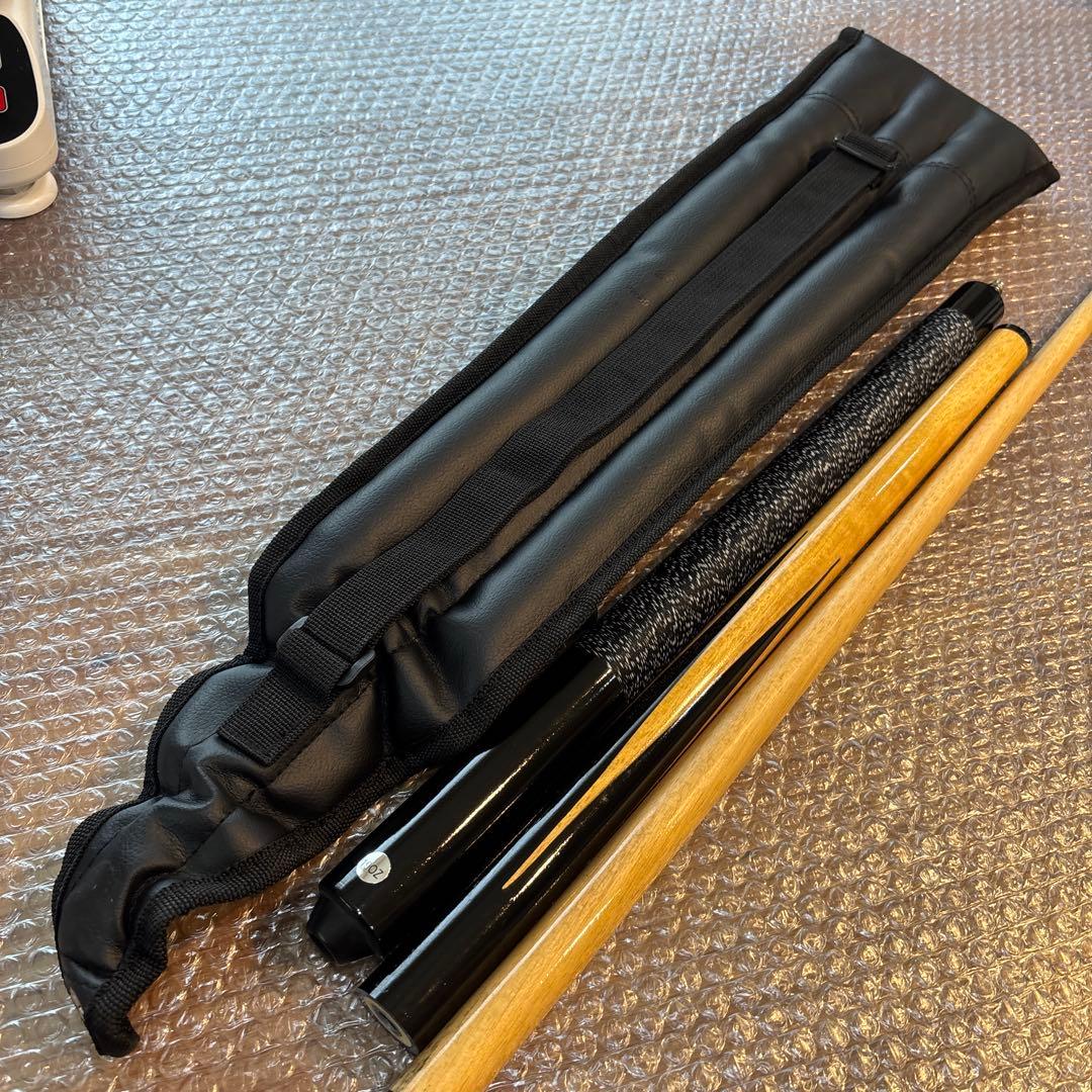 ビリヤード　キュー　3分割　ケース付き　スリーピース　19OZ