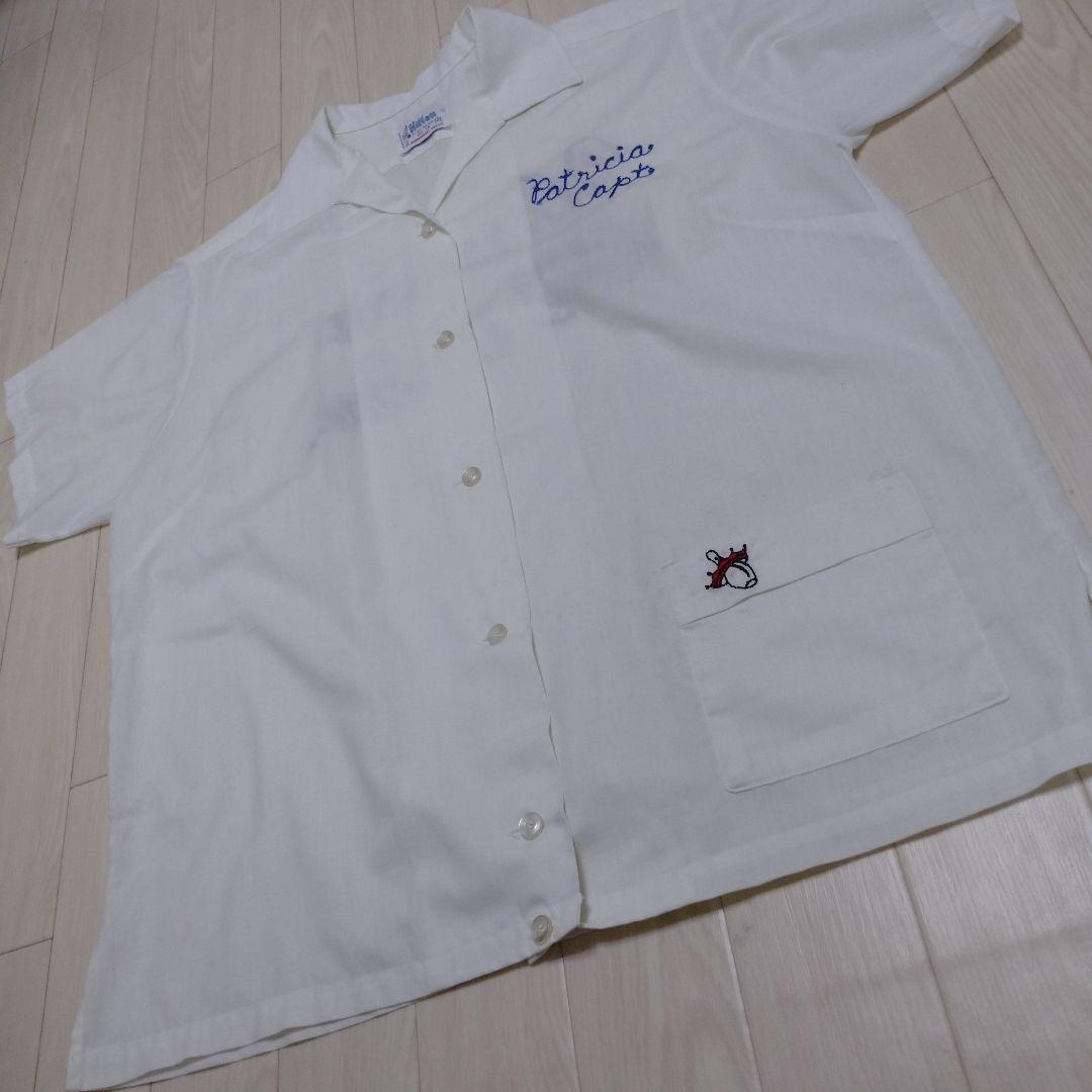 ヒルトン ボーリングシャツ ヴィンテージ チェーンステッチ