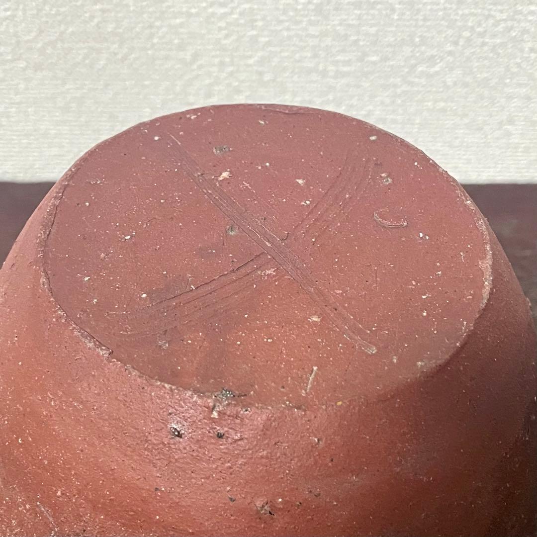 古備前 雀口 鳶口 壺 窯印 櫛目波状文 小壷 蹲 花器 花入