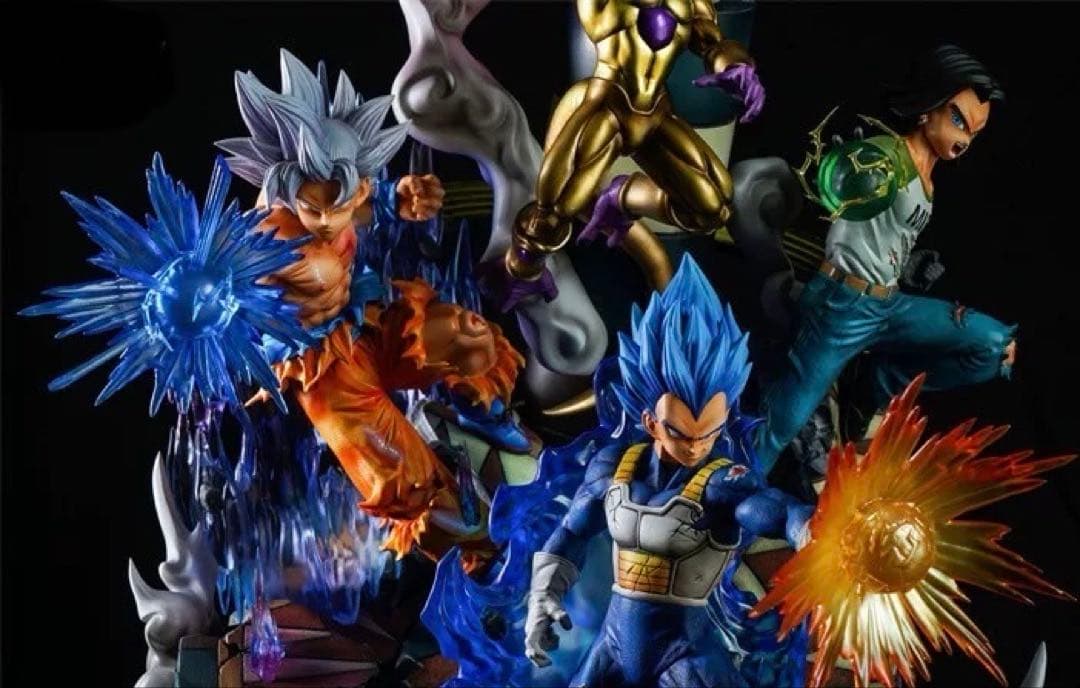 【新品】ドラゴンボール 孫悟空 ベジータ フリーザ 17号 ガレージキット