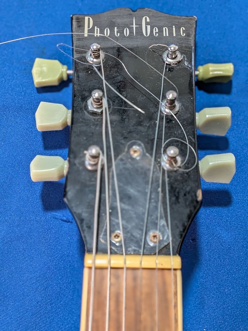 Photogenic レスポール モデルギター ナチュラルペグの違いあり