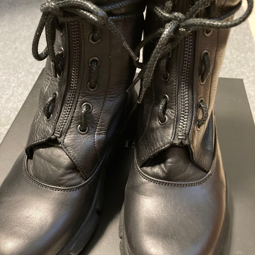 Y’s レザーミリタリーブーツ 23cm