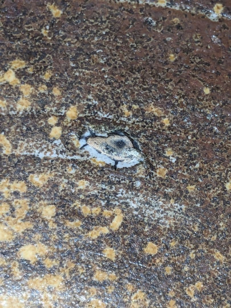 備前市無形文化財 浦上光弘 備前焼 茶盌 共箱共布栞 抹茶碗 抹茶茶碗 茶道具