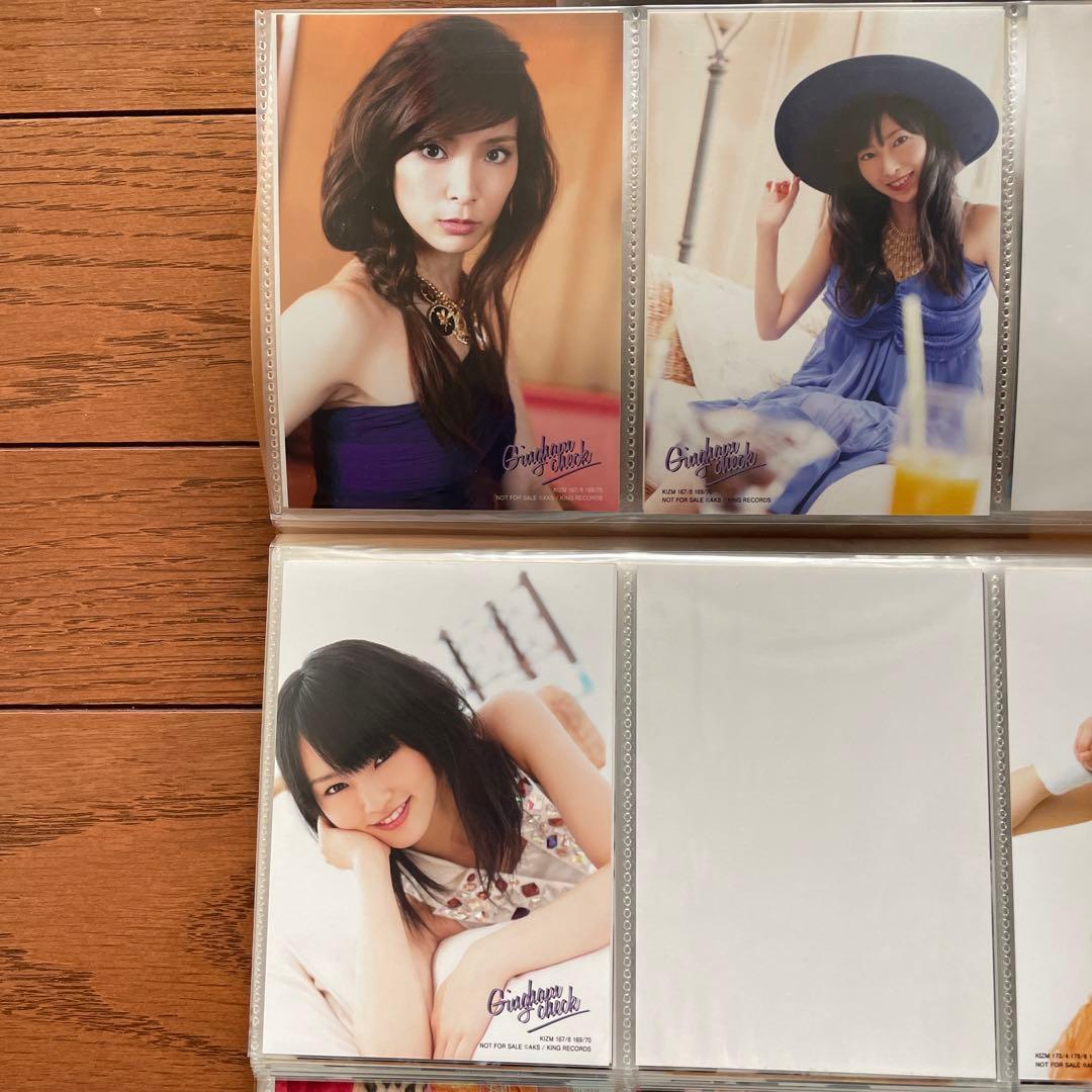 AKB ギンガムチェック 通常 生写真