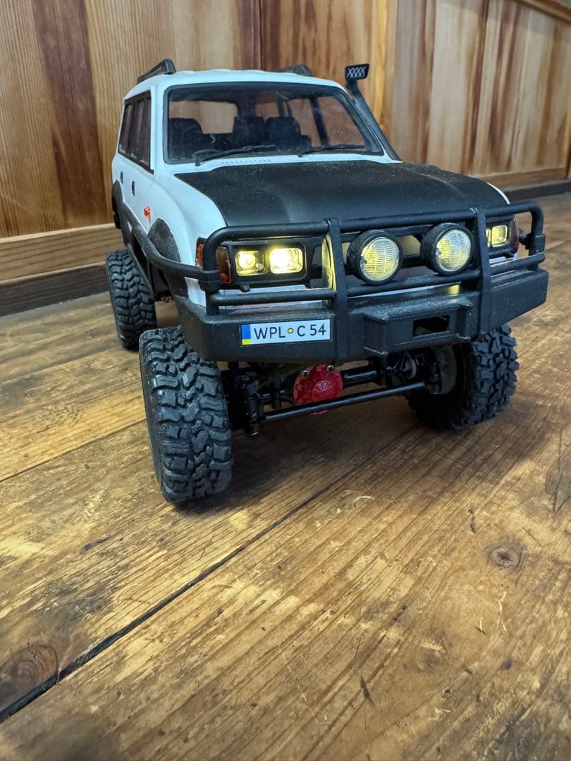 WPL C54 ランクル80 ホワイト　カスタム　動作確認済